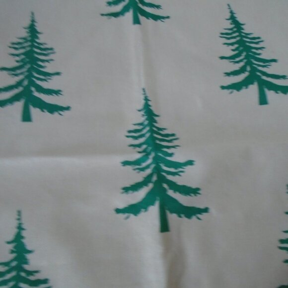 Green Pines Trees Christmas Trees Holiday Pillow Cover 20x20 One Sided - Picture 2 of 4